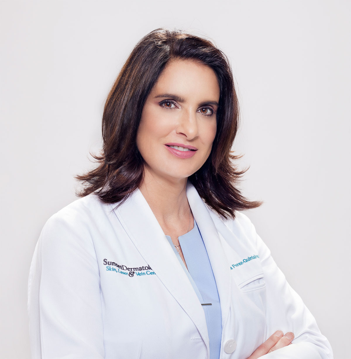 Photo of Dr. Ileana Perez-Quintairos for Sunset Dermatology in South Miami. 