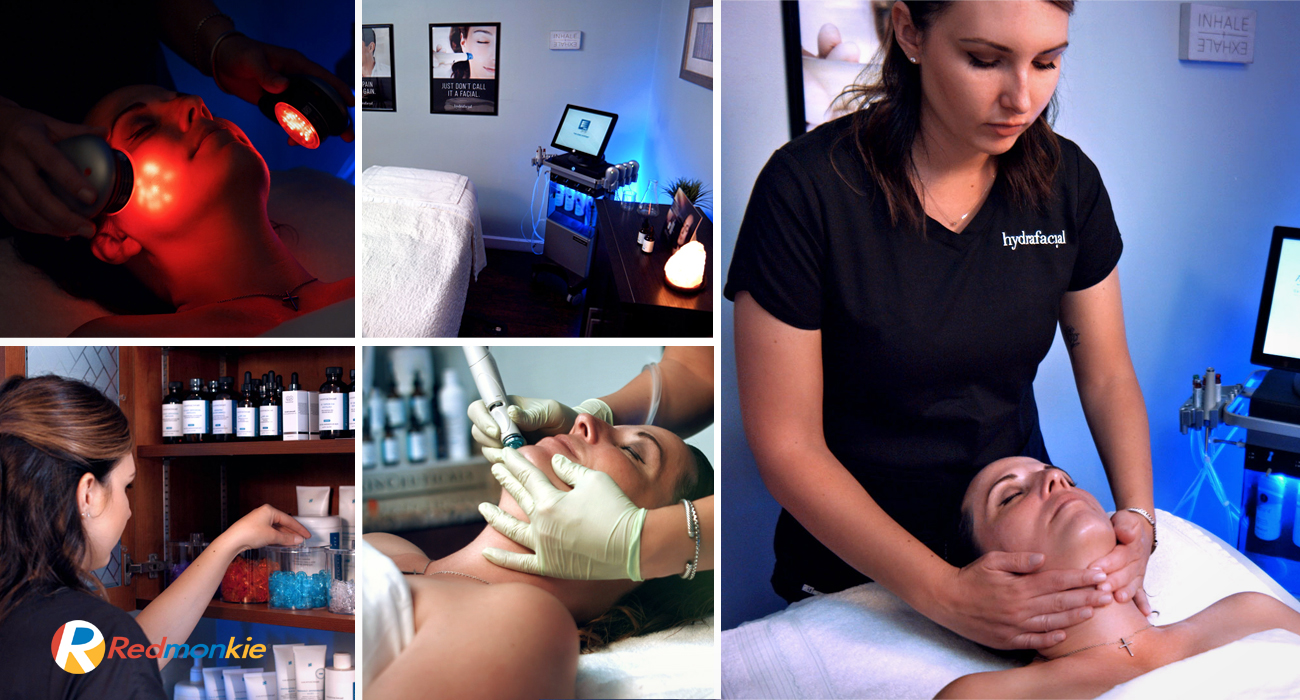 HydraFacial Treatment Commercial Photography for Riverchase Dermatology and Cosmetic Surgery.